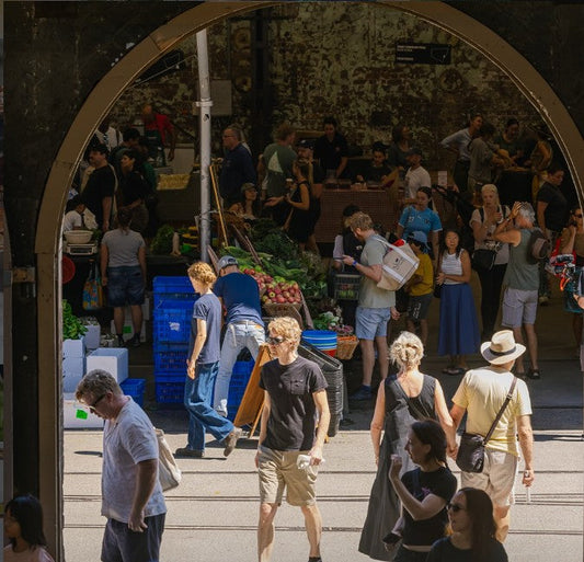 Want to save on shipping fees? Collect your cider from a farmer's market!