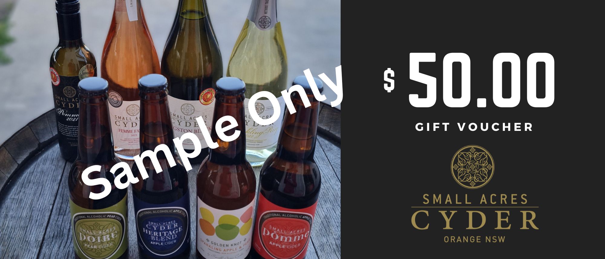 Small Cizer Small Acres Cyder Gift Card | Cider Gift Voucher